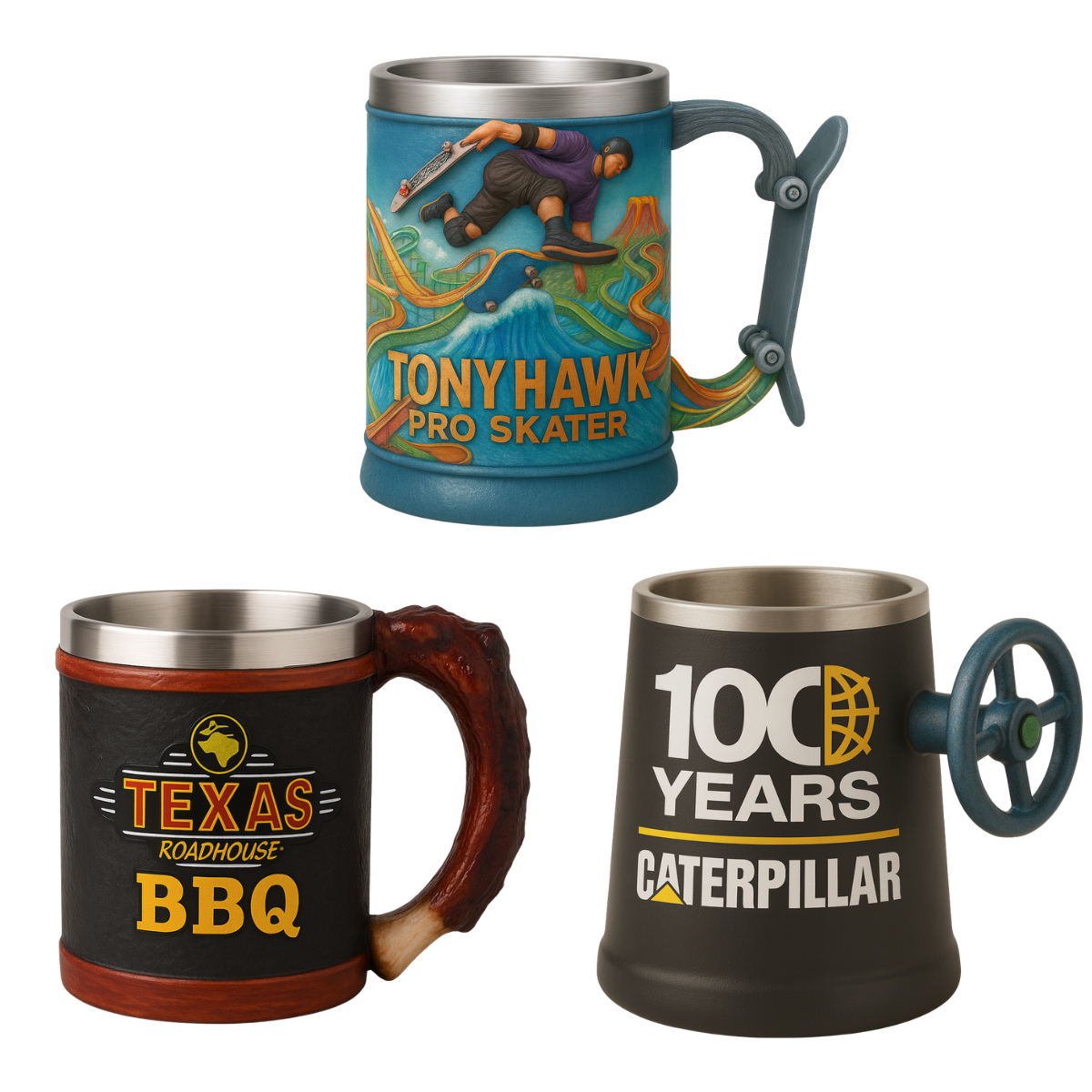 EpicMug Customizable Resin Molded Exterior Mug - Stainless Steel 450ML 30