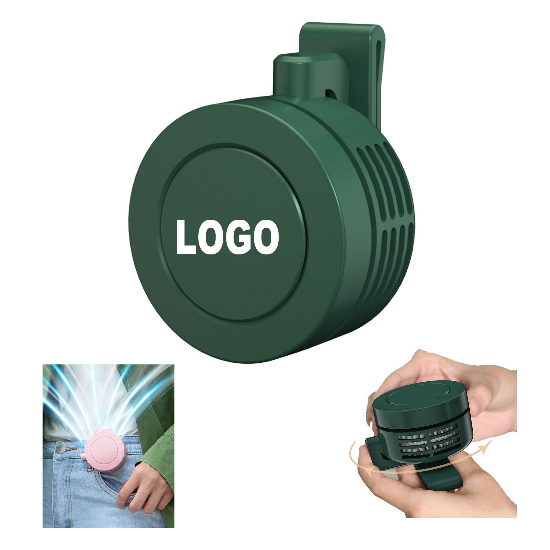 USB Mini Clip-on Fan