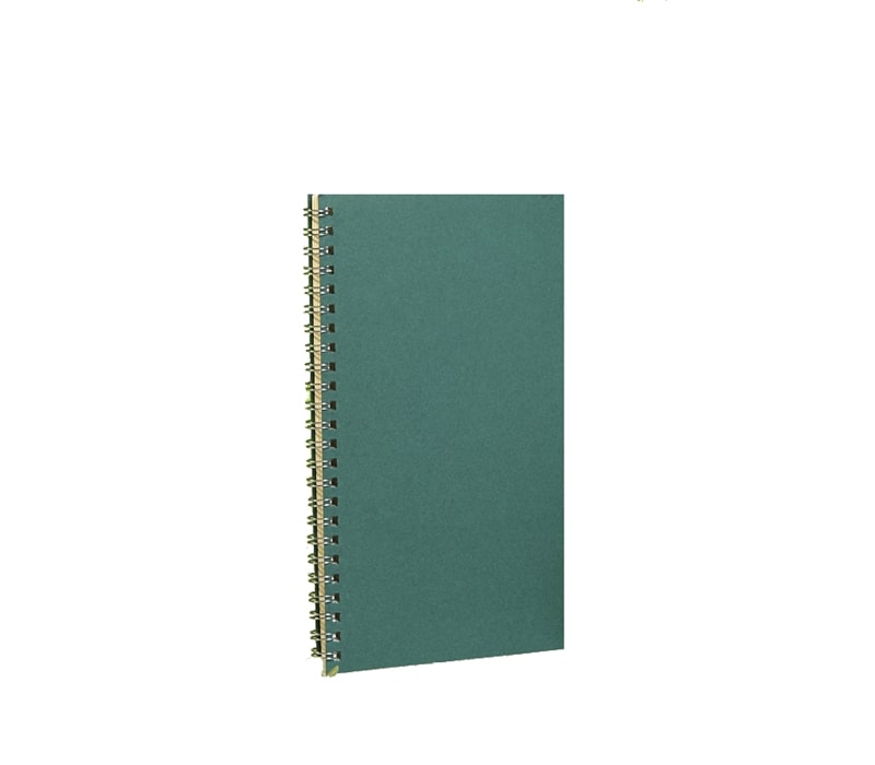 White Paper Card Spiral Business Notebook 3