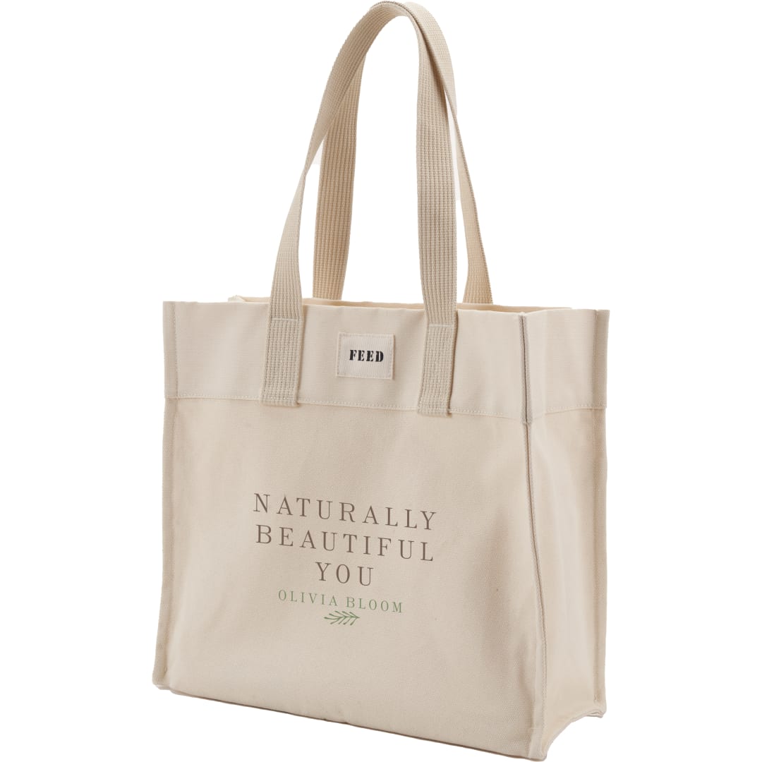FEED Organic Cotton Market Tote, custom tote bag with logo imprint 63