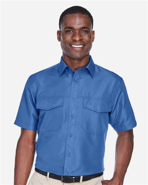 Men's Key West Short Sleeve Performance Staff Shirt - M580 49