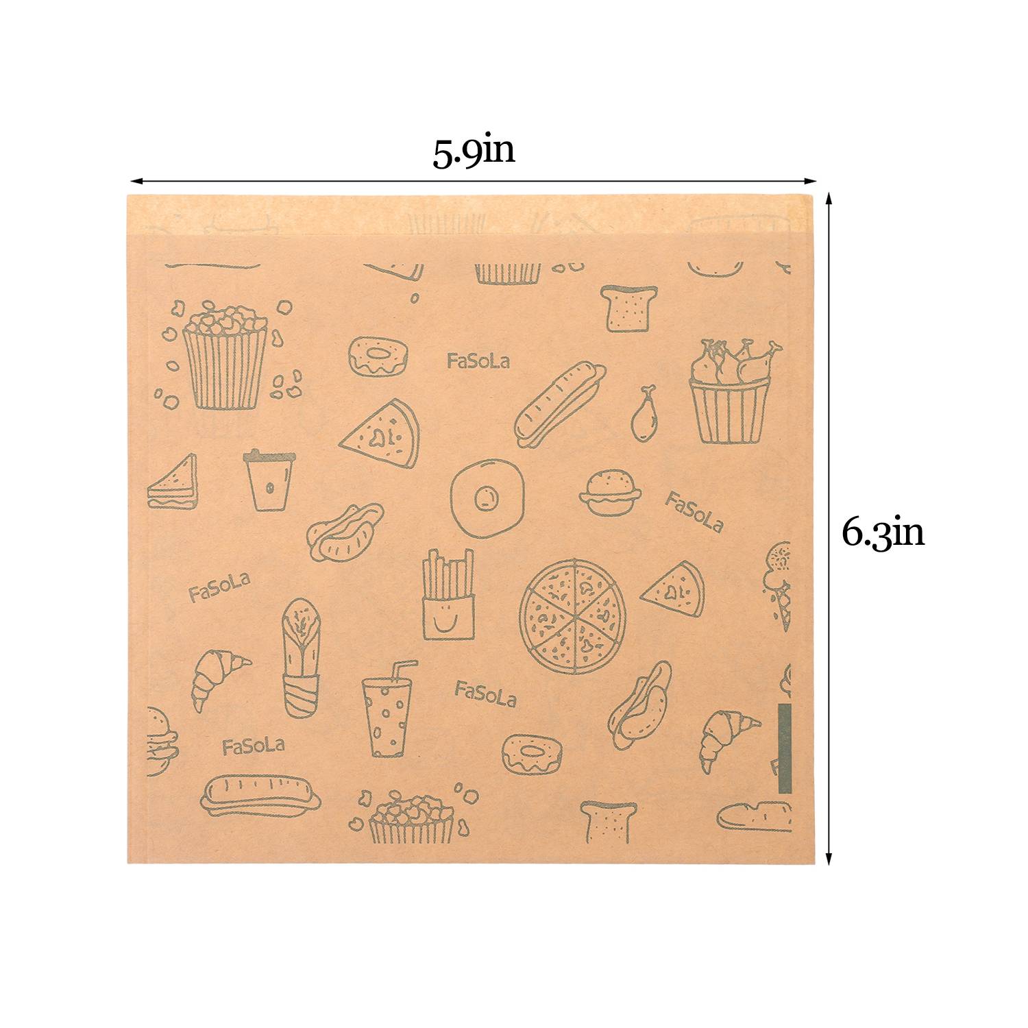 100Pcs Reusable Sandwich Bags - Eco-Friendly & Durable 2