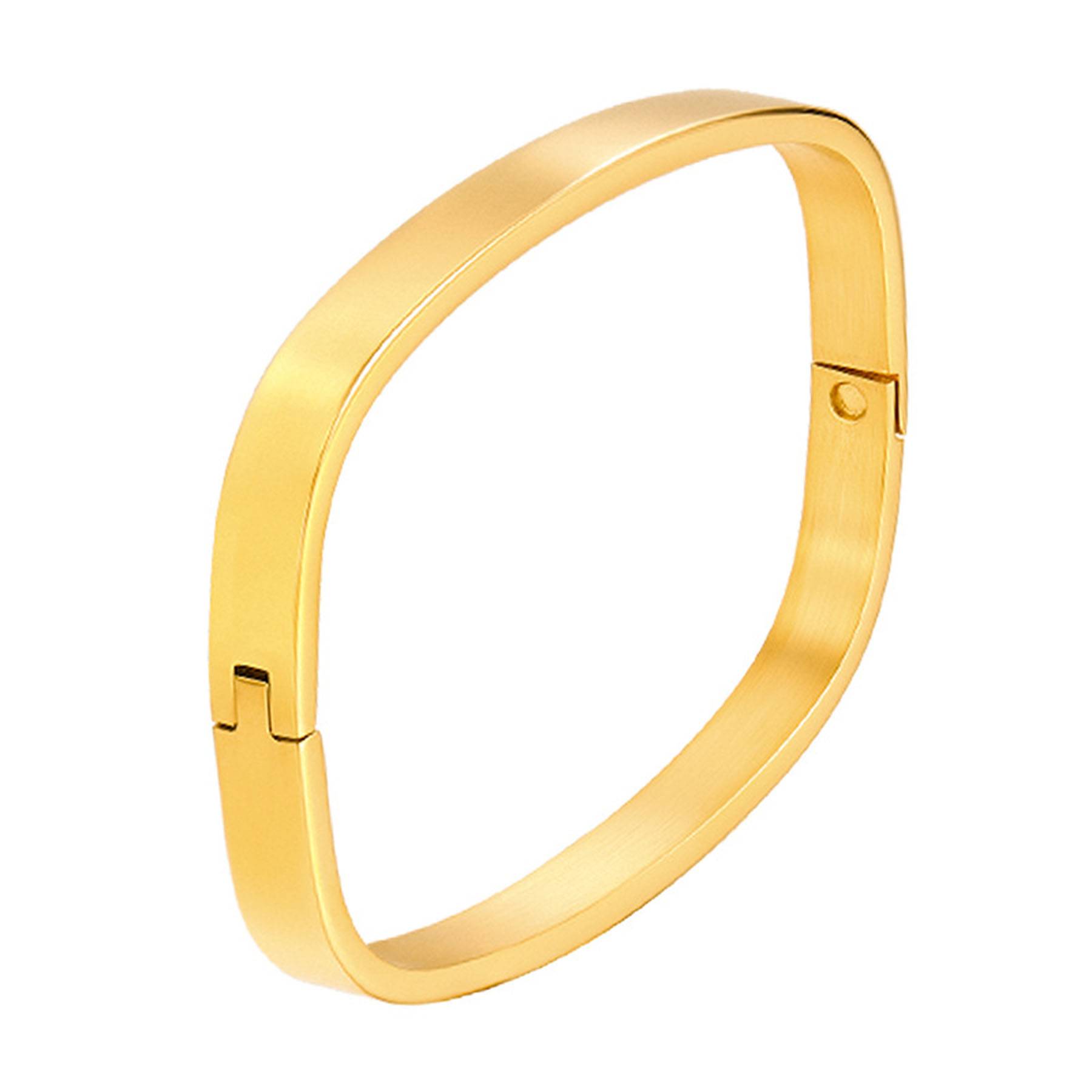 Square titanium steel bracelet 4