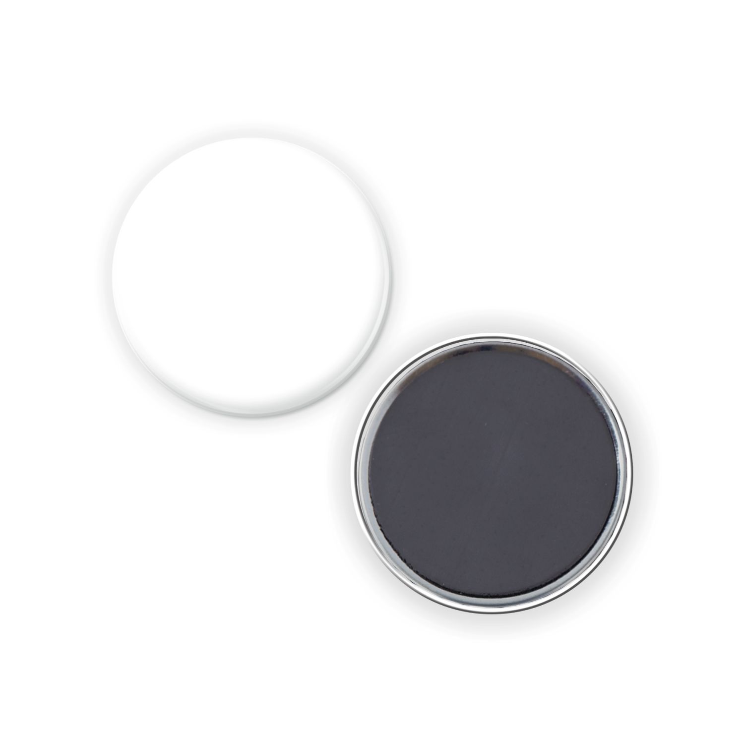 2-3/16 Diam Round Button w/ Magnet 1