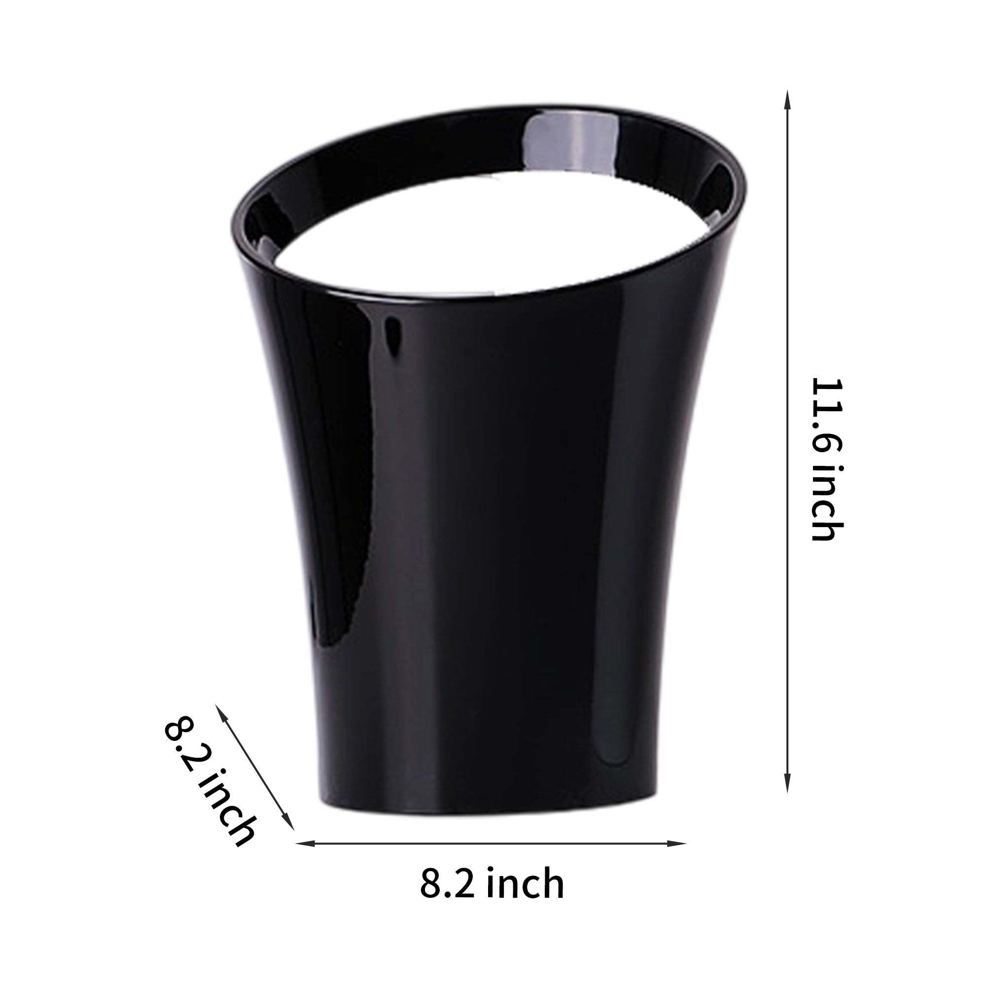 Acrylic Ice Bucket 3.2 Liter 8.2" x 8.2" x 11.6" 6