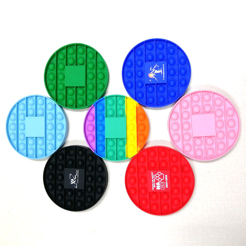 Silicone Popper Fidget Toy Stress Reliever for Kids and Adults 3