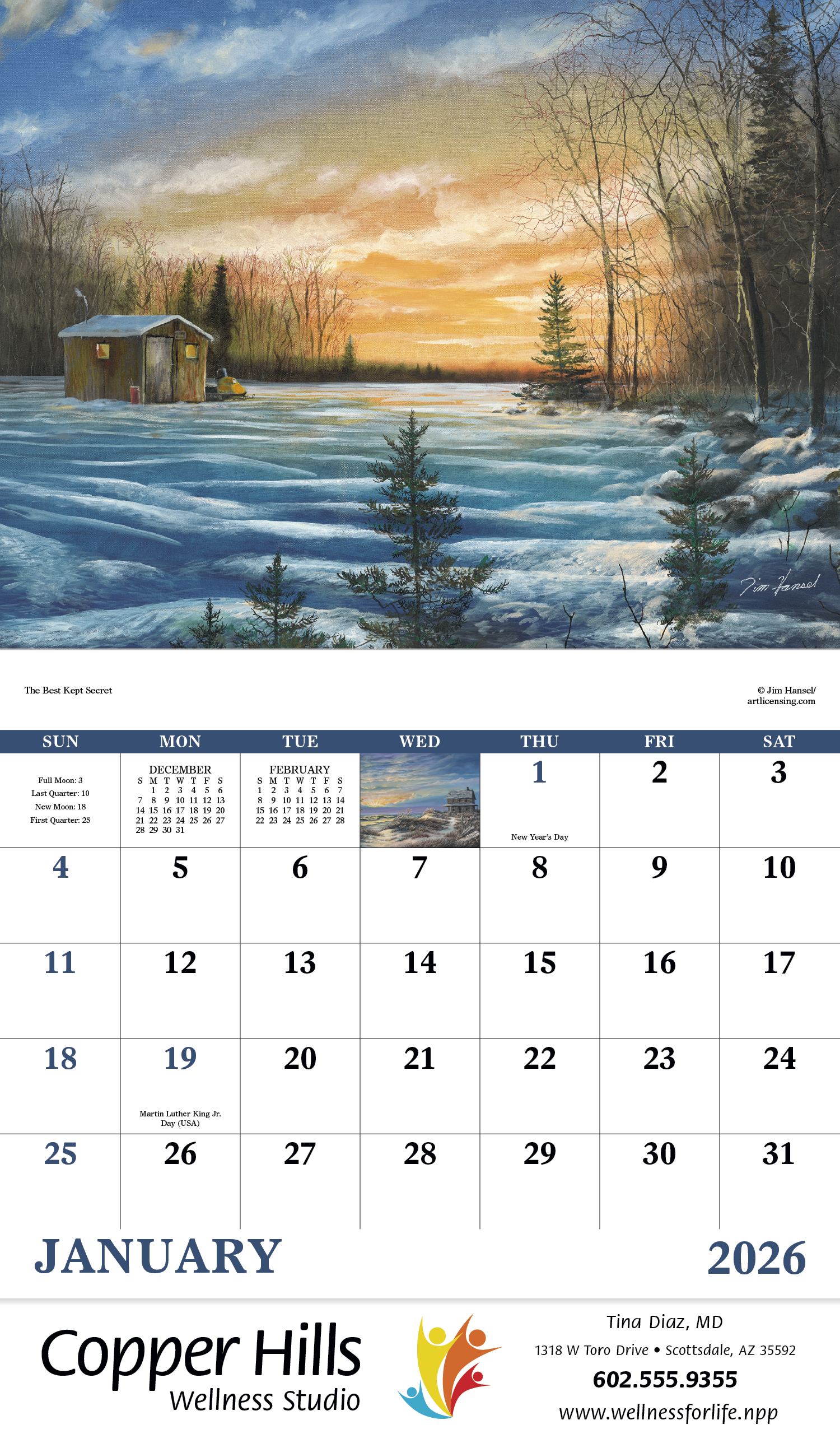Good Value™ Scenic Memories - Stapled Calendar 35