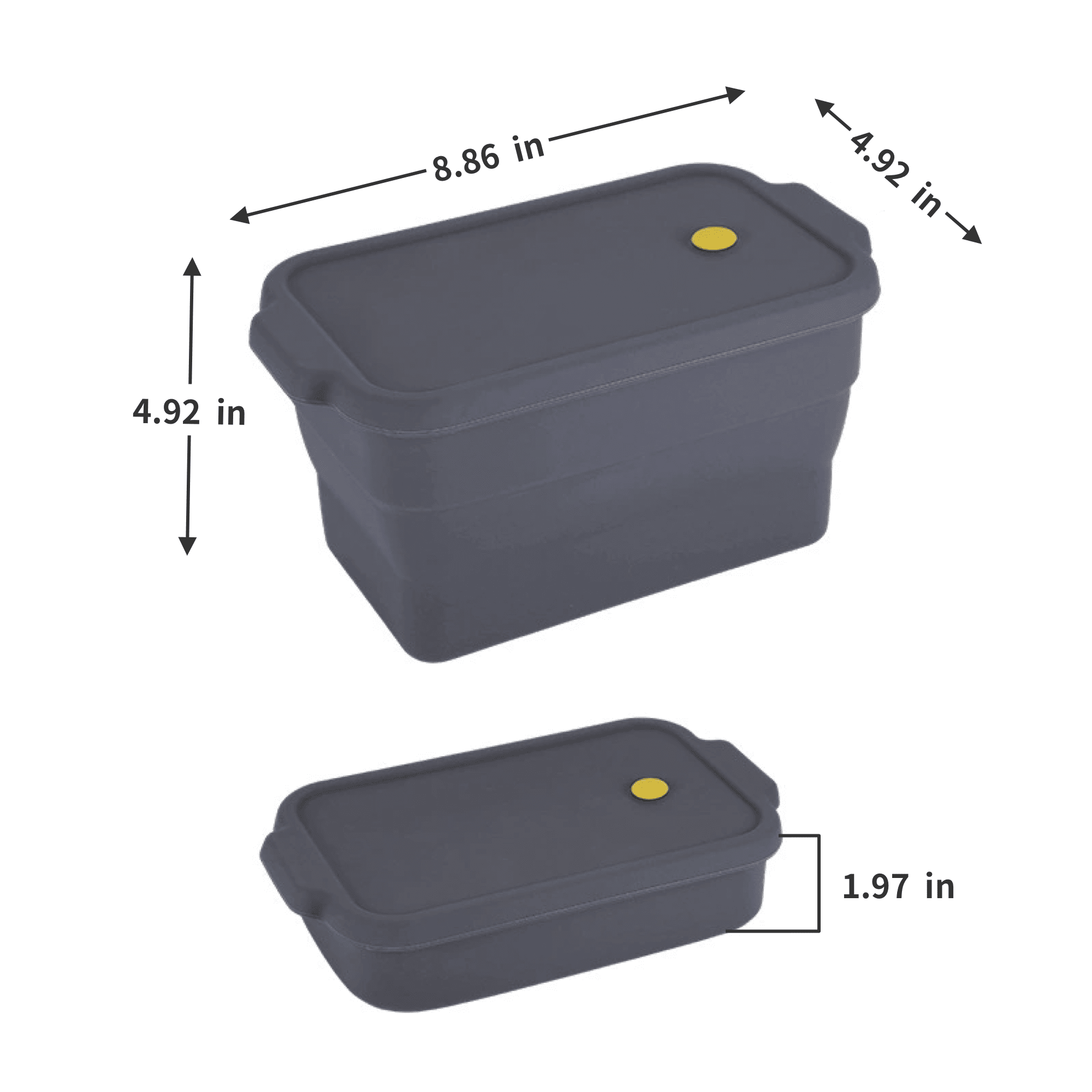 Foldable Versatile Silicone Loaf Pan 1