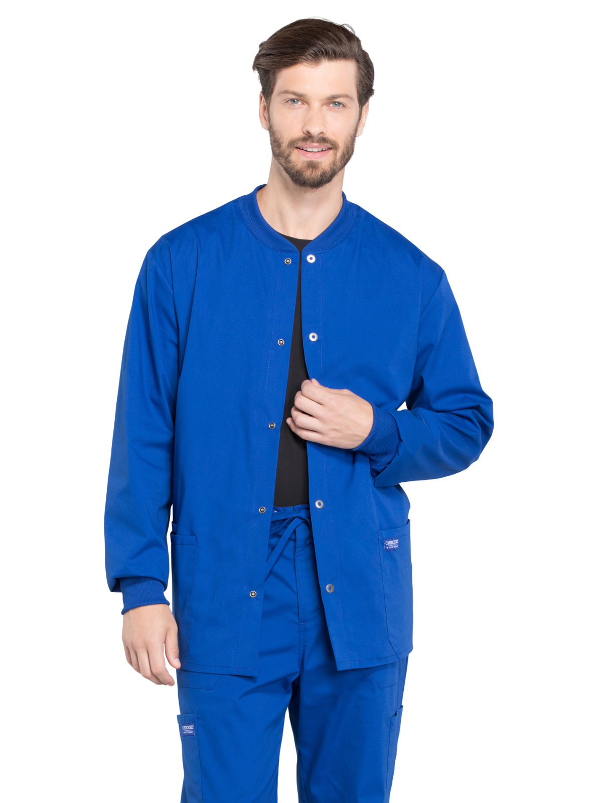 Cherokee - Workwear Professionals - Men's Snap Front Jacket 15