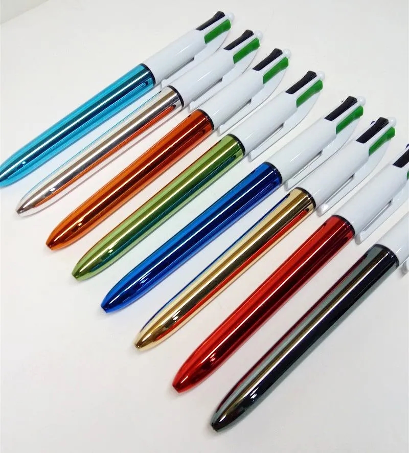 Four-color push ballpoint pen 6