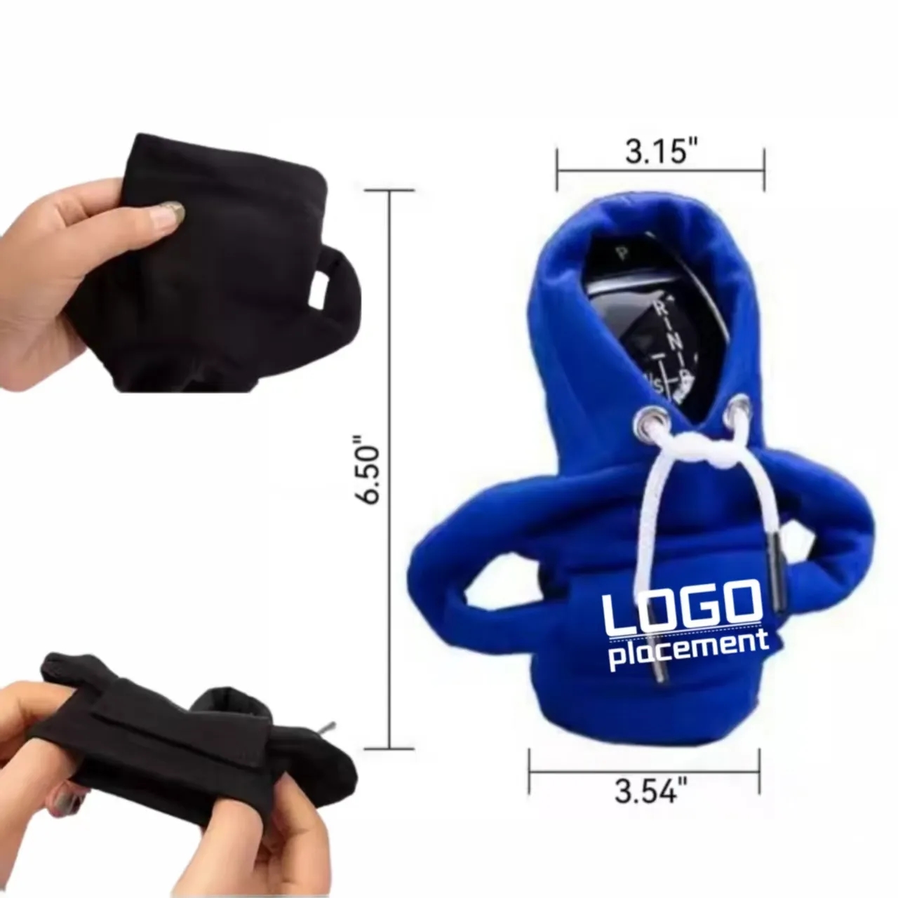 Car Gear Shift Hoodie, Cute Lever Cover, Auto Interior Decor 4