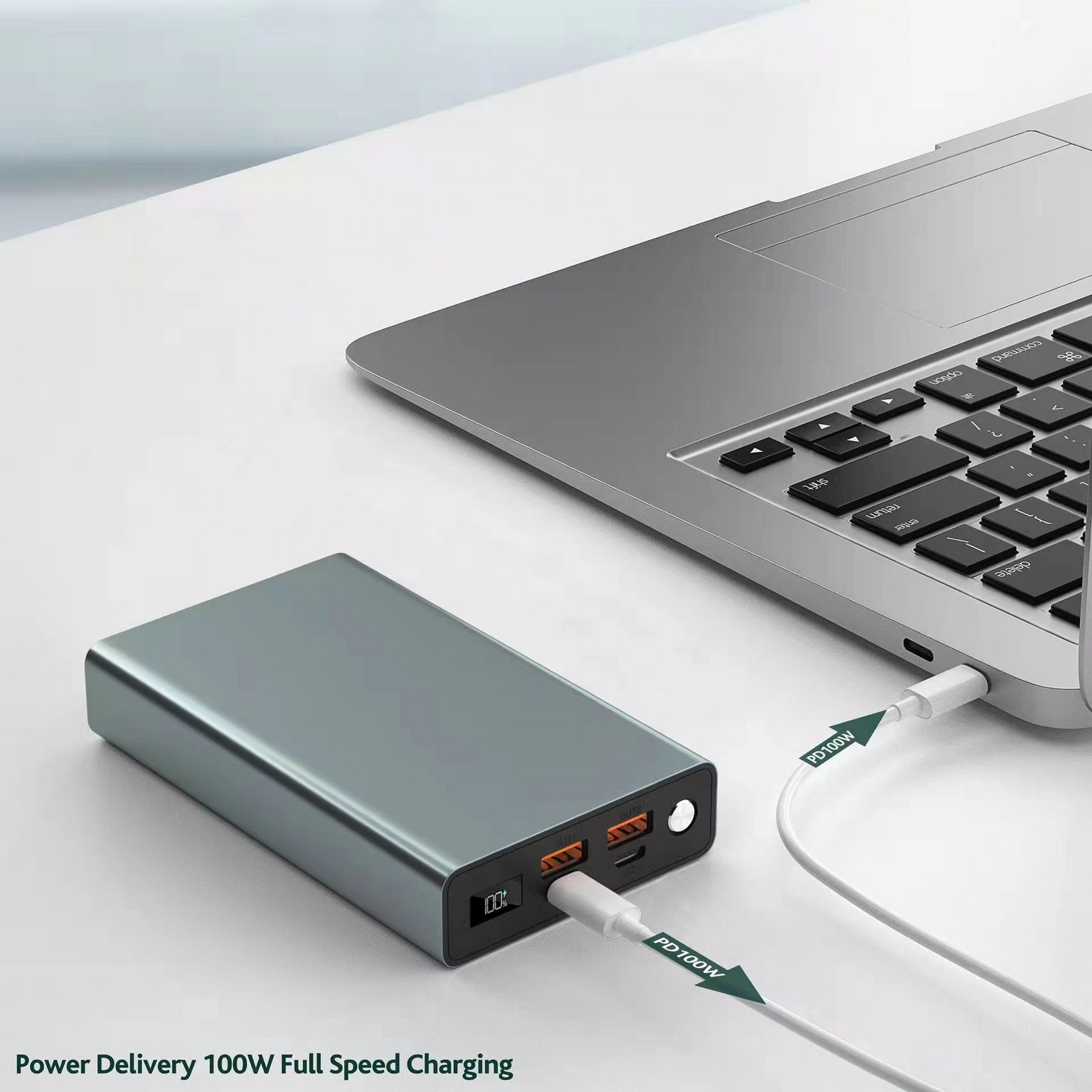 100W 20000Mah Portable Laptop Power Station 6
