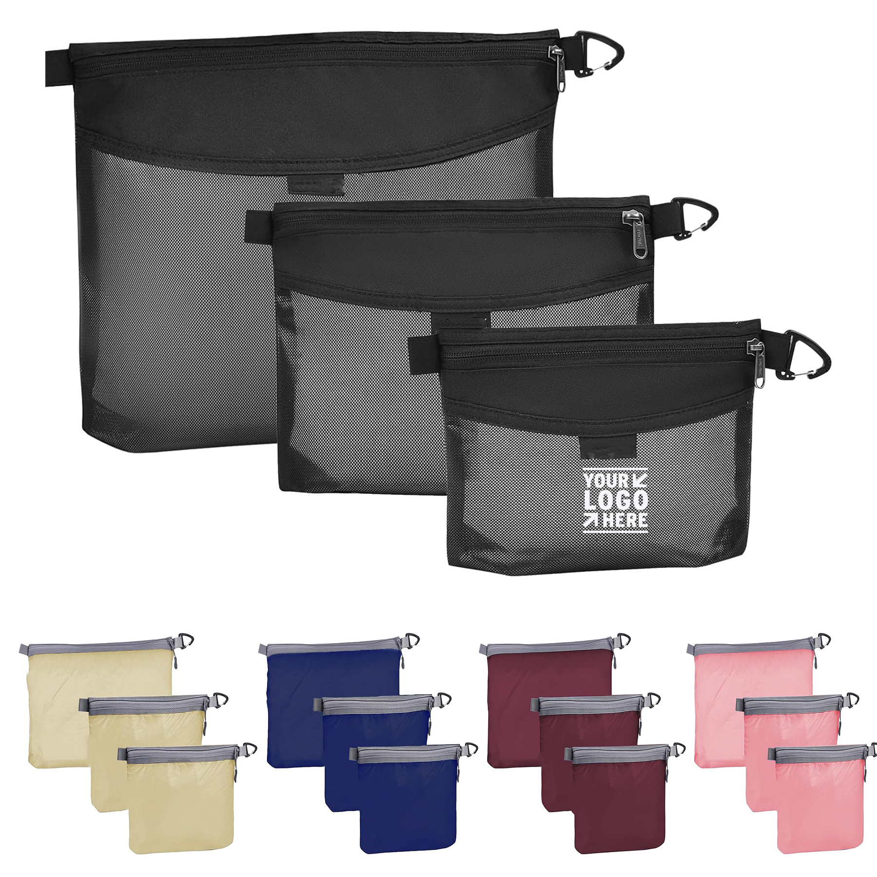 Ultralight Zipper Pouch Travel Packing Bag 2