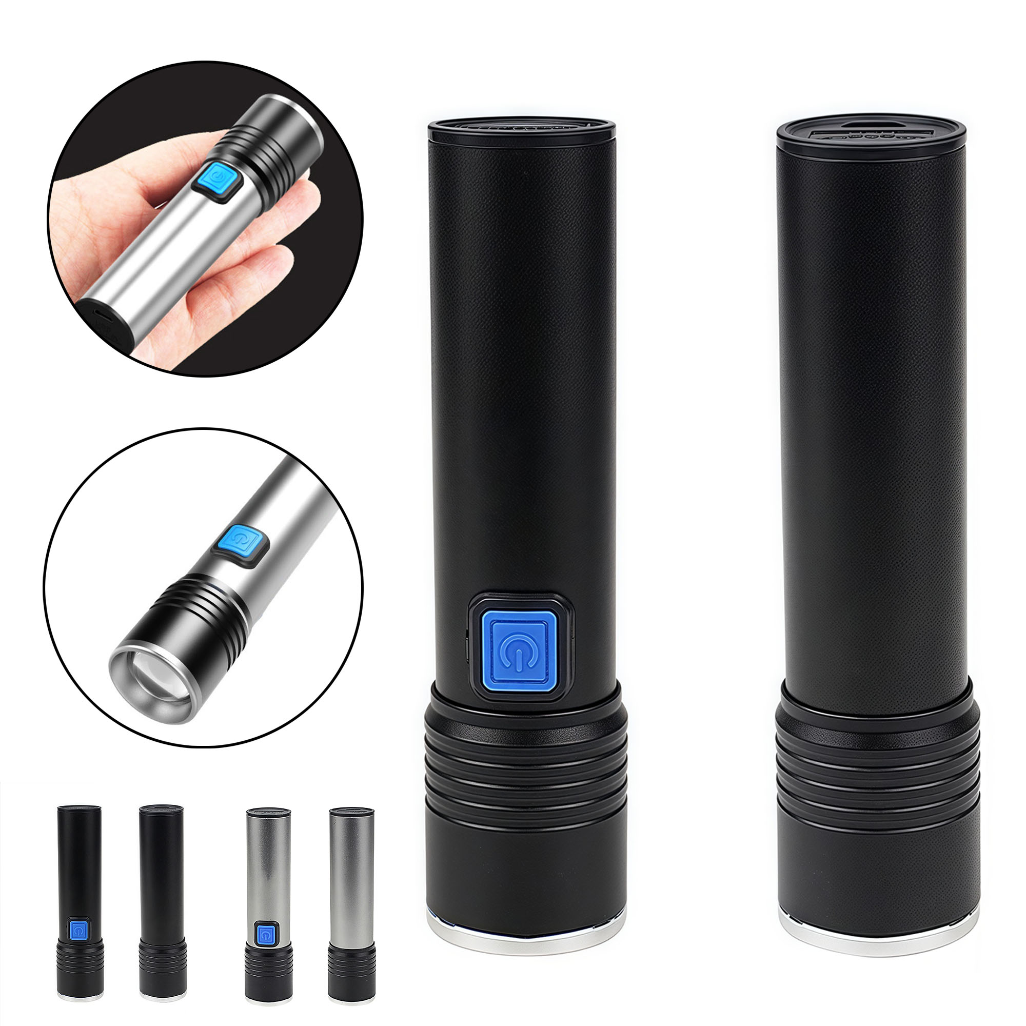 Custom Zoomable Flashlight with Logo 2