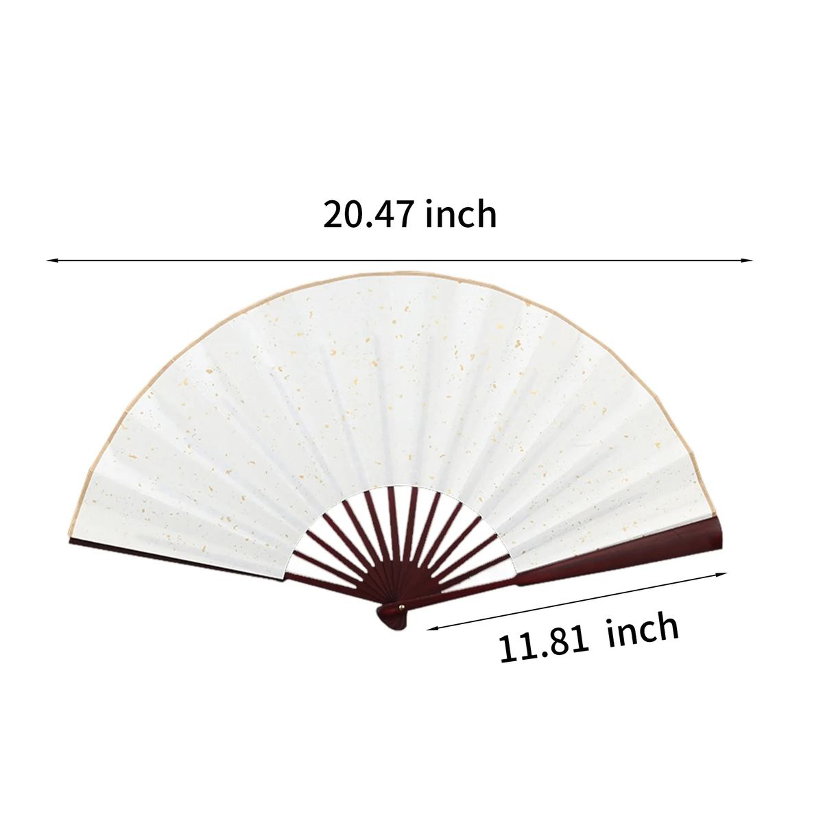 Handheld Folding Fan 20 Inch for Daily Travel 3
