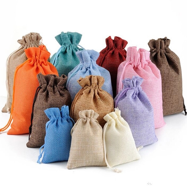 Jute Drawstring Gift Pouches 3