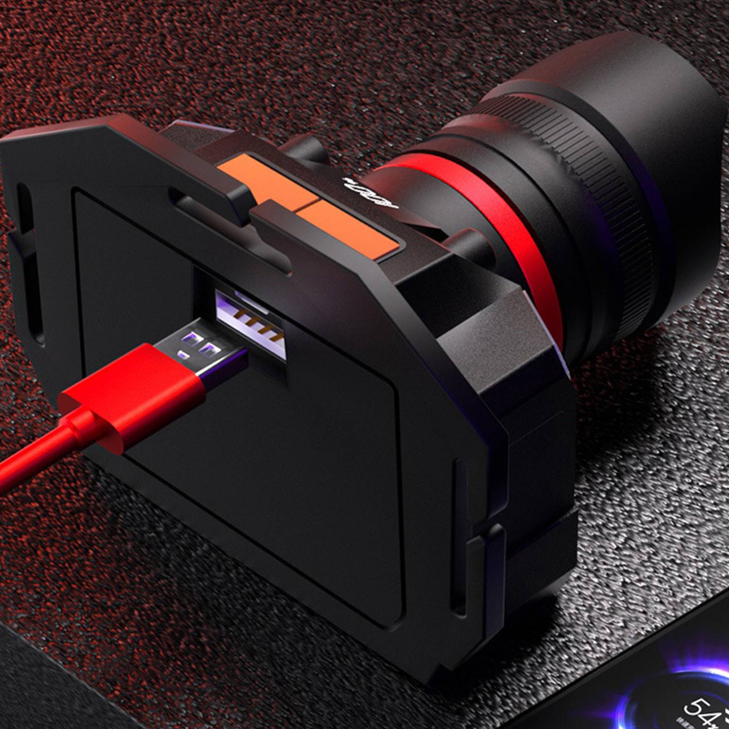 UltraBright LED Digital Display Headlamp 4