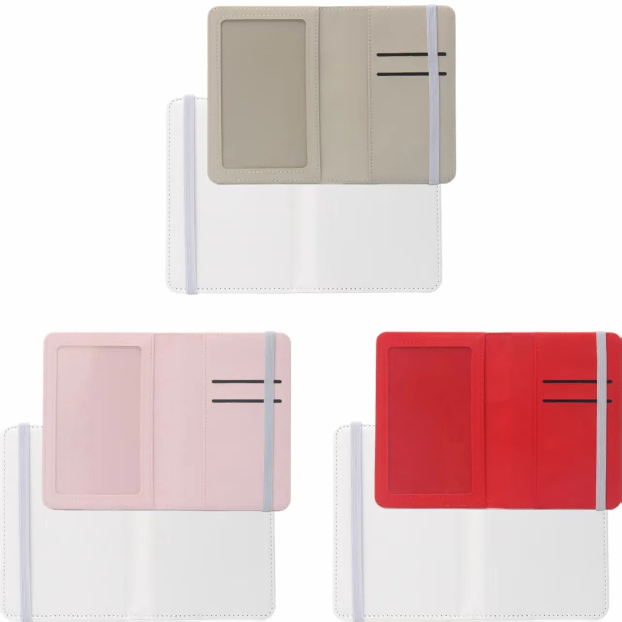 Custom Leather Passport Holder Logo Case 2