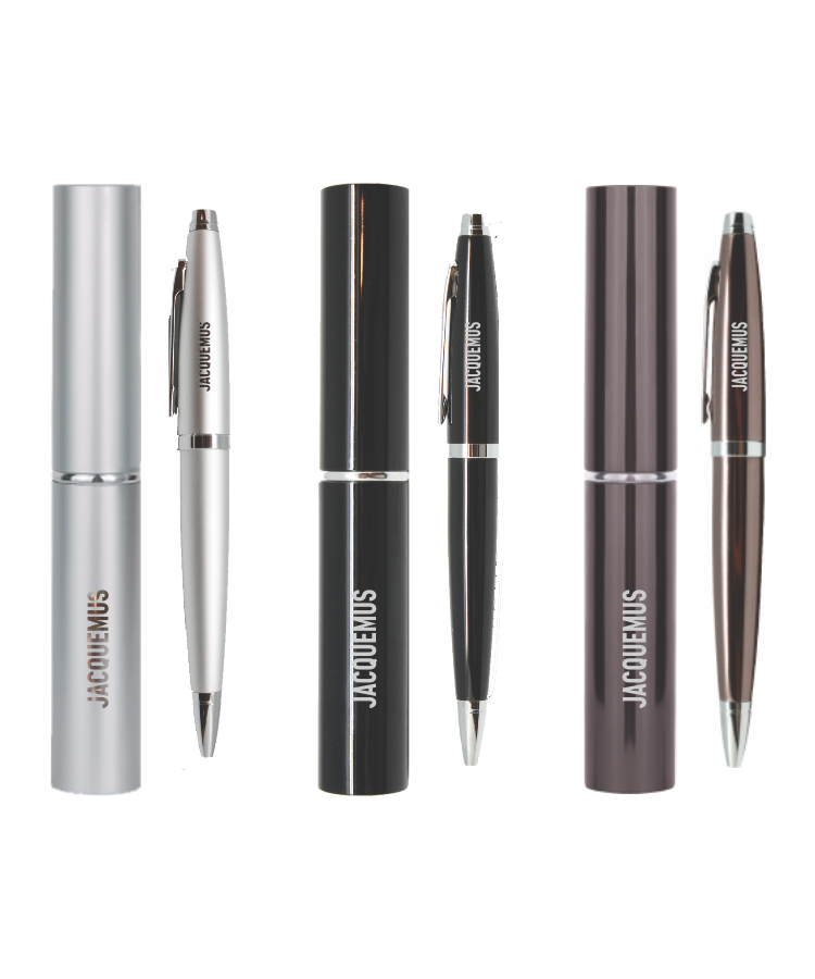 Union Printed - Twist Metal Ballpoint Pen w/ Matching Case Set 2