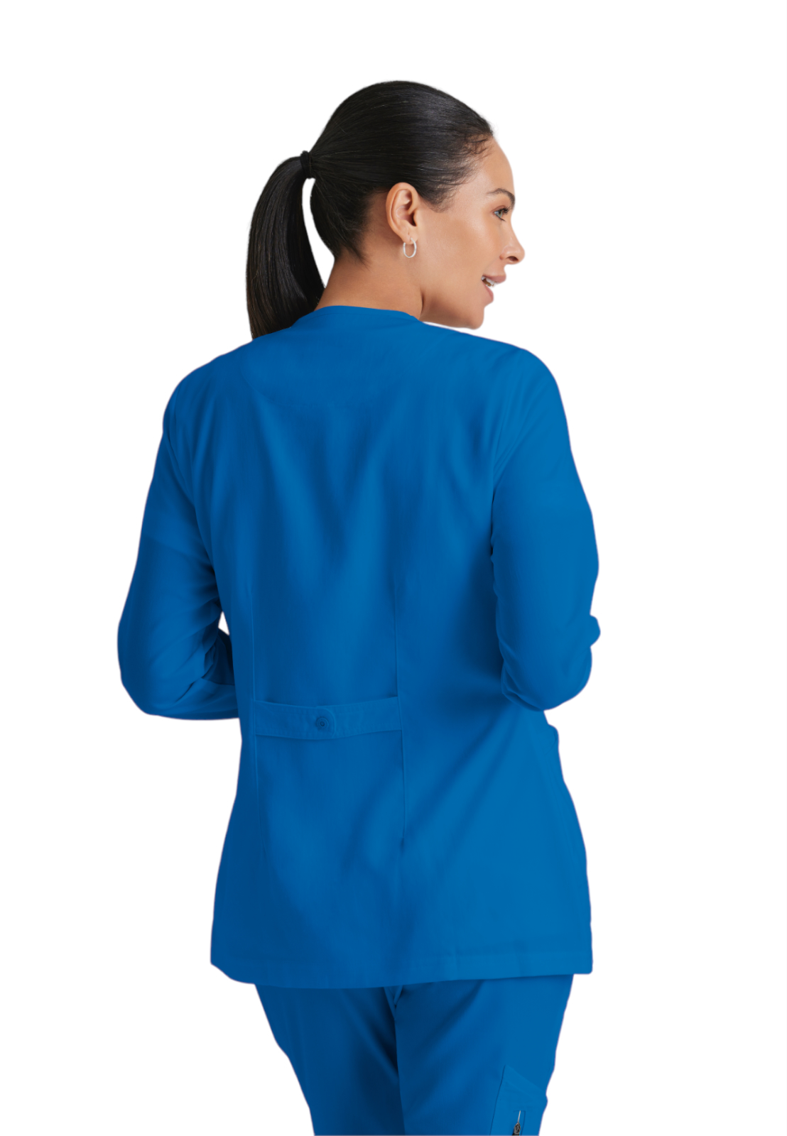 Grey's Anatomy - Classic - Women's Four-Pocket Snap Front Jamie Warm Up Scrub Jacket 15