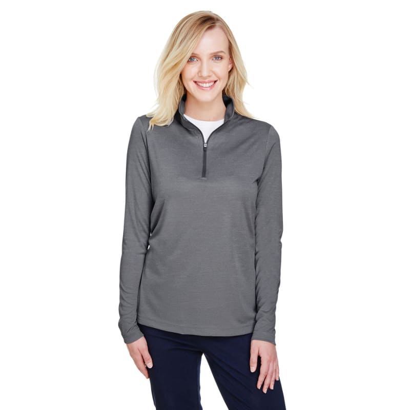 Team 365 Ladies' Zone Sonic Heather Performance Quarter-Zip 13
