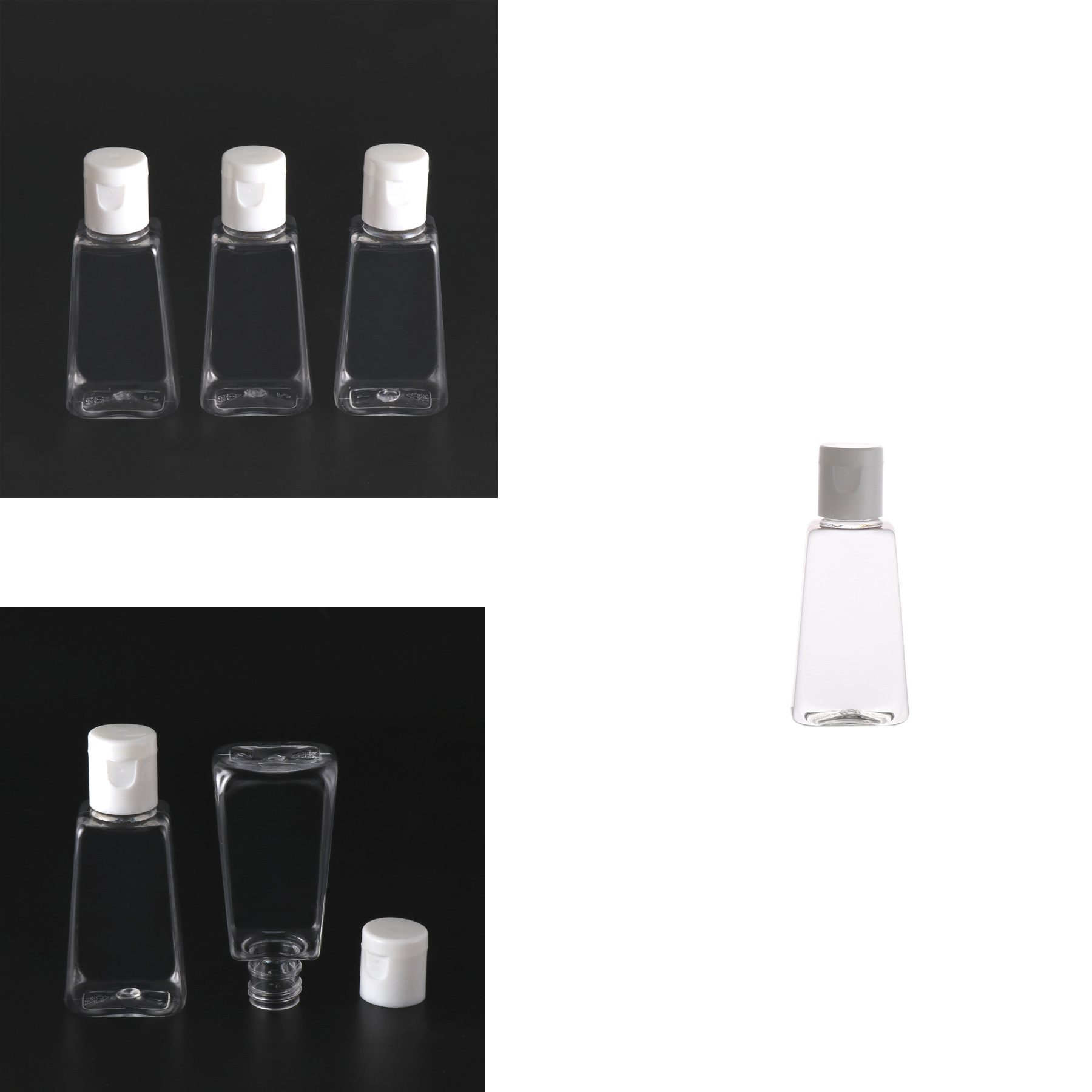1oz. Refillable Empty Clear Bottle 2