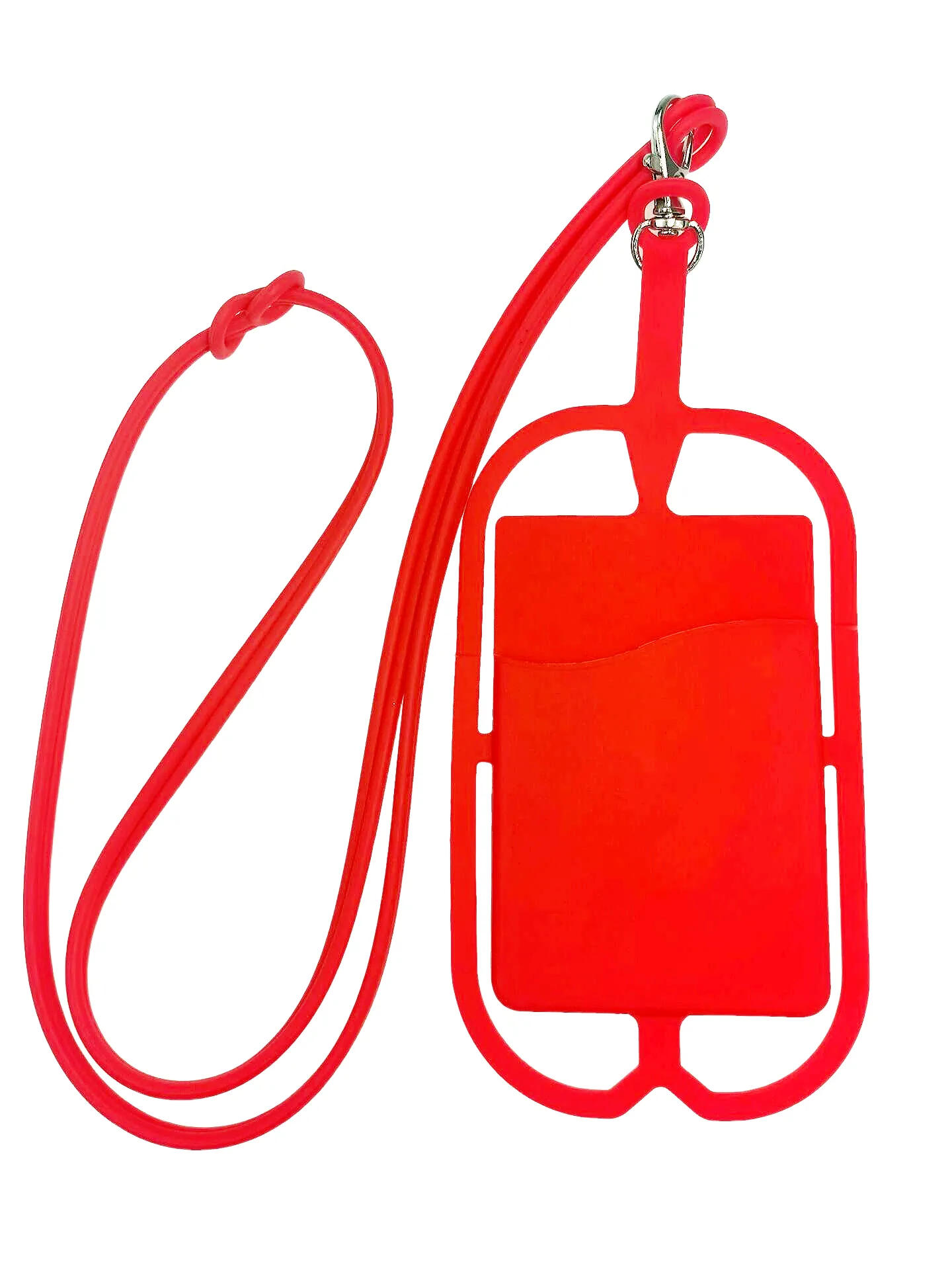 Silicone Phone Lanyard Card Holder Pocket 13