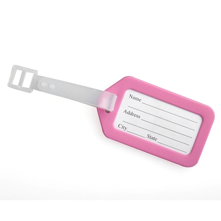 Plastic Rigid Luggage Tag Holders 11