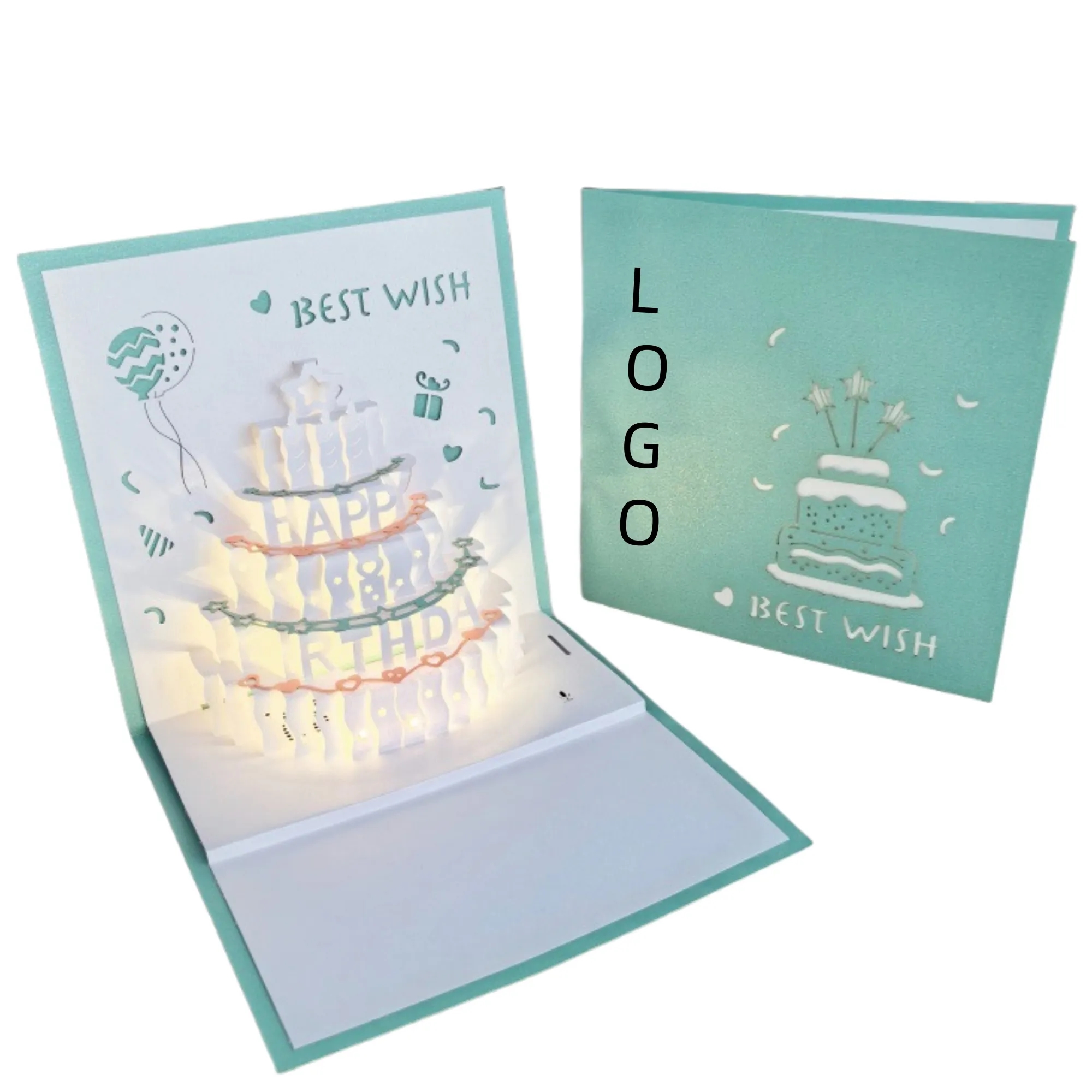 Recordable 3D Birthday Cake Card 2