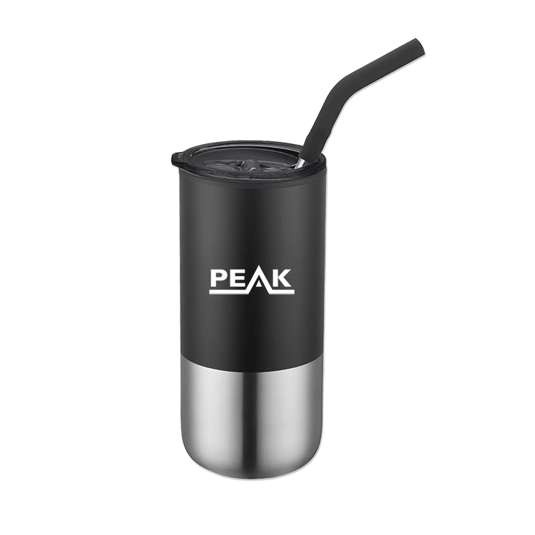 16 Oz. Double Wall Tumbler with Straw 1