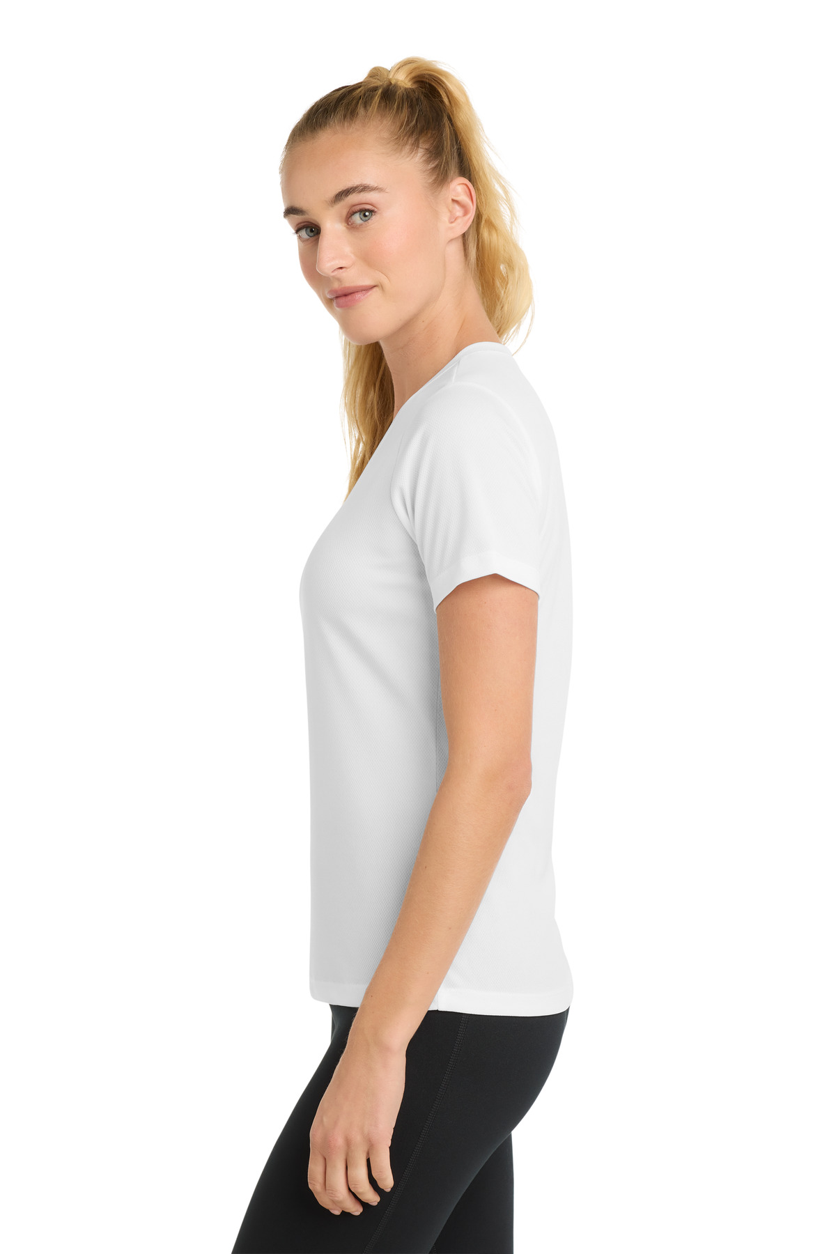 Sport-Tek Women's PosiCharge RacerMesh V-Neck Tee. LST340 67