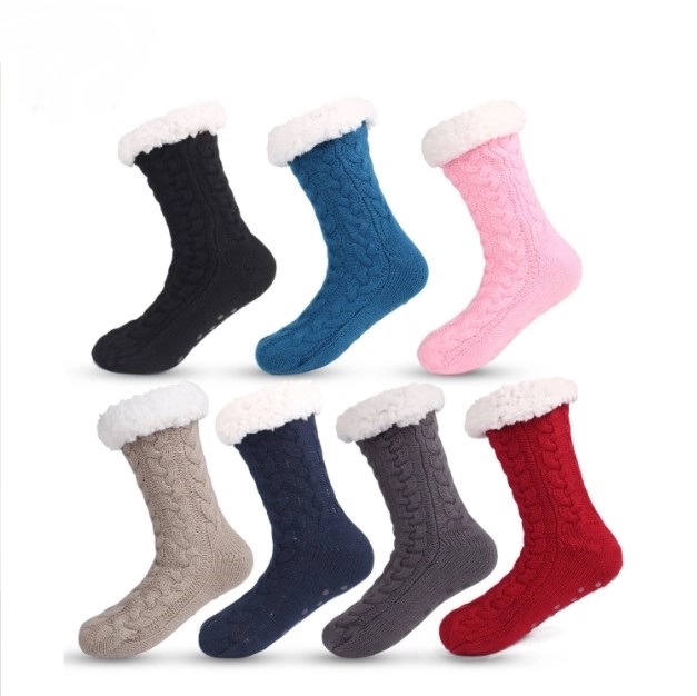 Fuzzy Slipper Socks 1