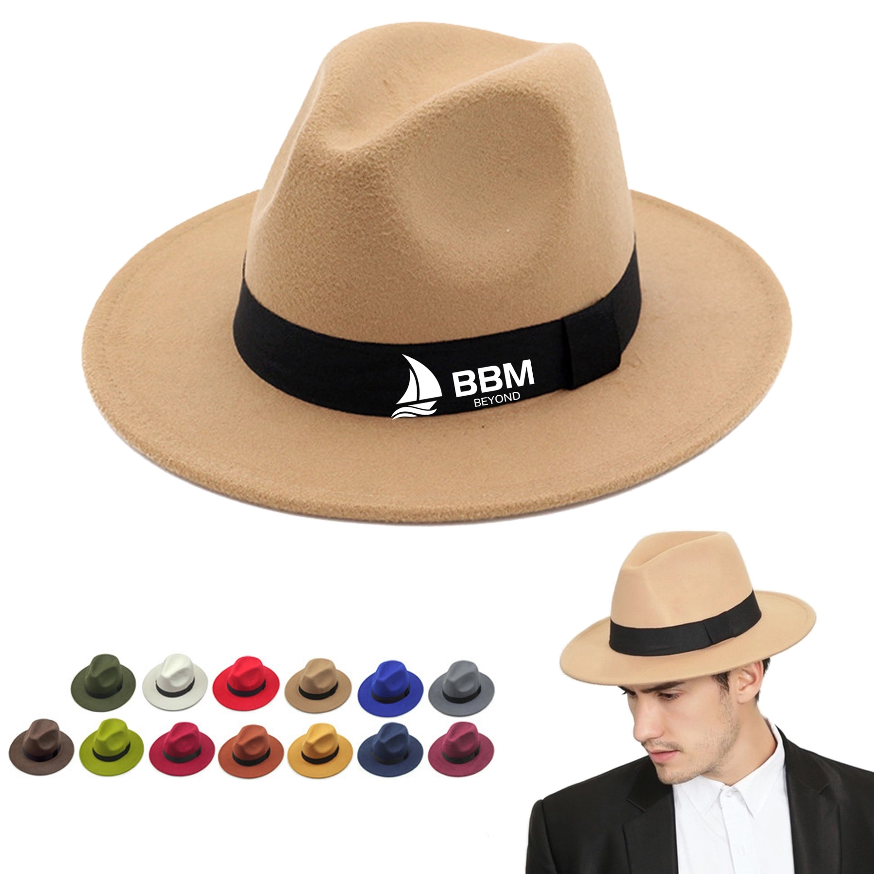 Polyester Bowler Hat 2