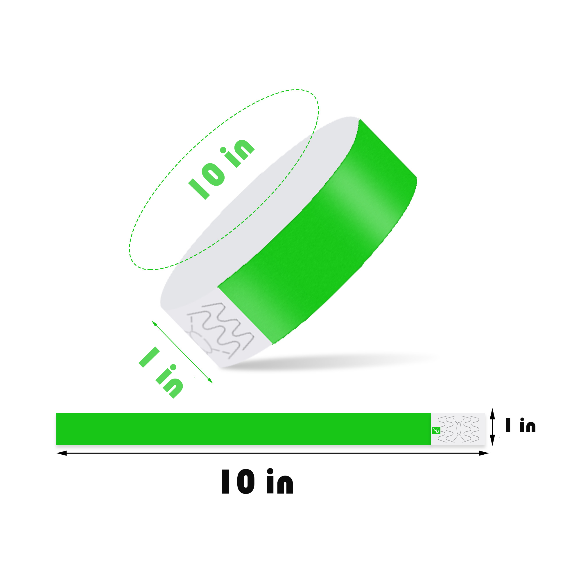 DuPont Event Paper Bracelet Wristband 4