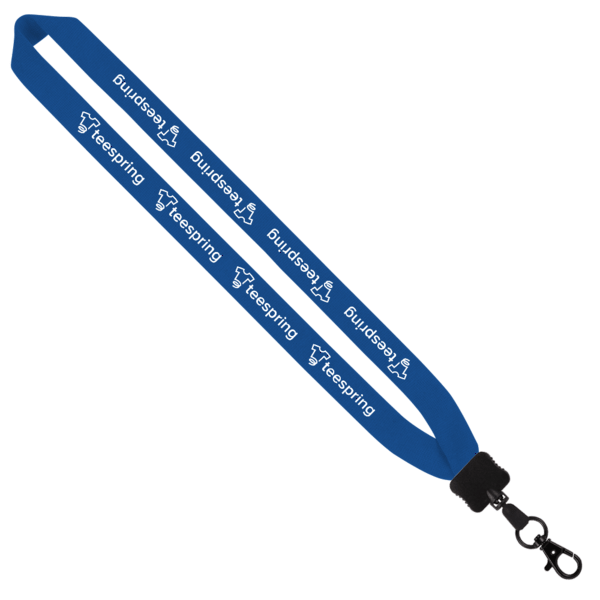 1" Cotton Lanyard with Plastic Clamshell & O-Ring 4