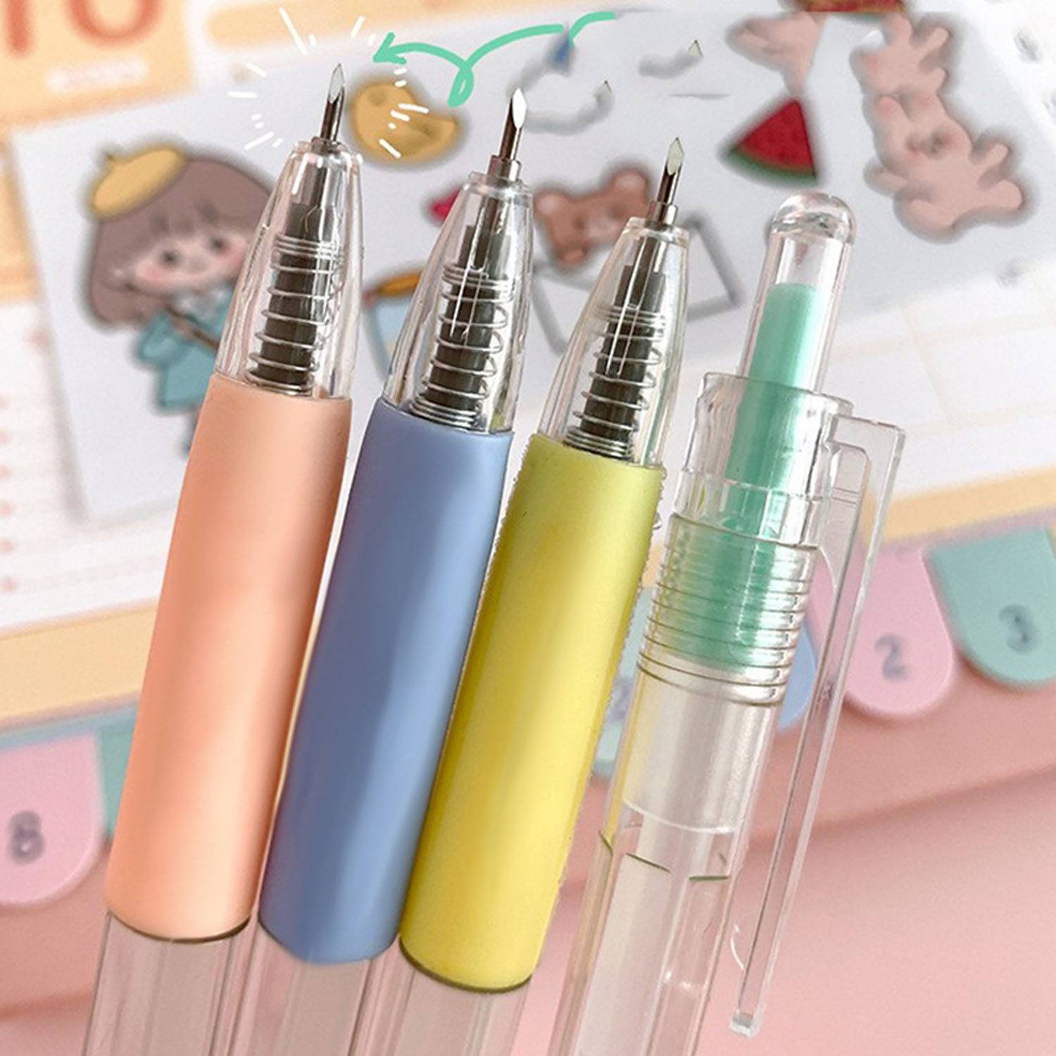 Portable Retractable Sharp Precision Craft Pen Knife 8