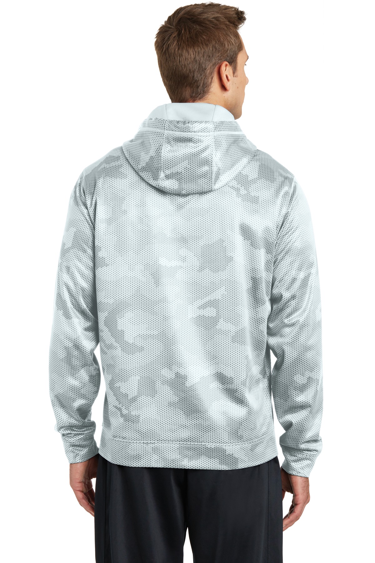 Sport-Tek Sport-Wick CamoHex Fleece Hooded Pullover. ST240 3