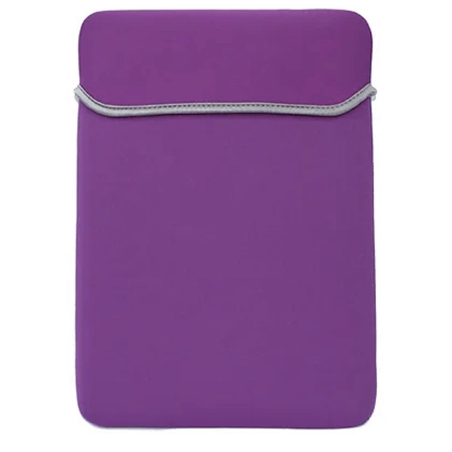 Reversible Laptop Sleeve with Fold-Over Flap - Neoprene 18
