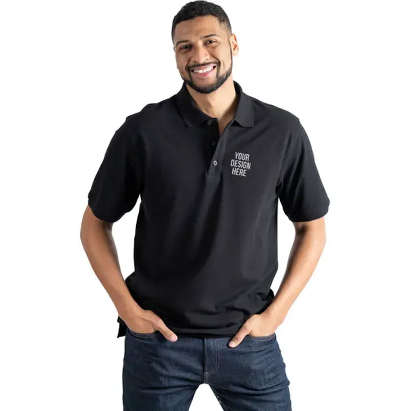 Short Sleeve Solid Golf Polo Shirts 3