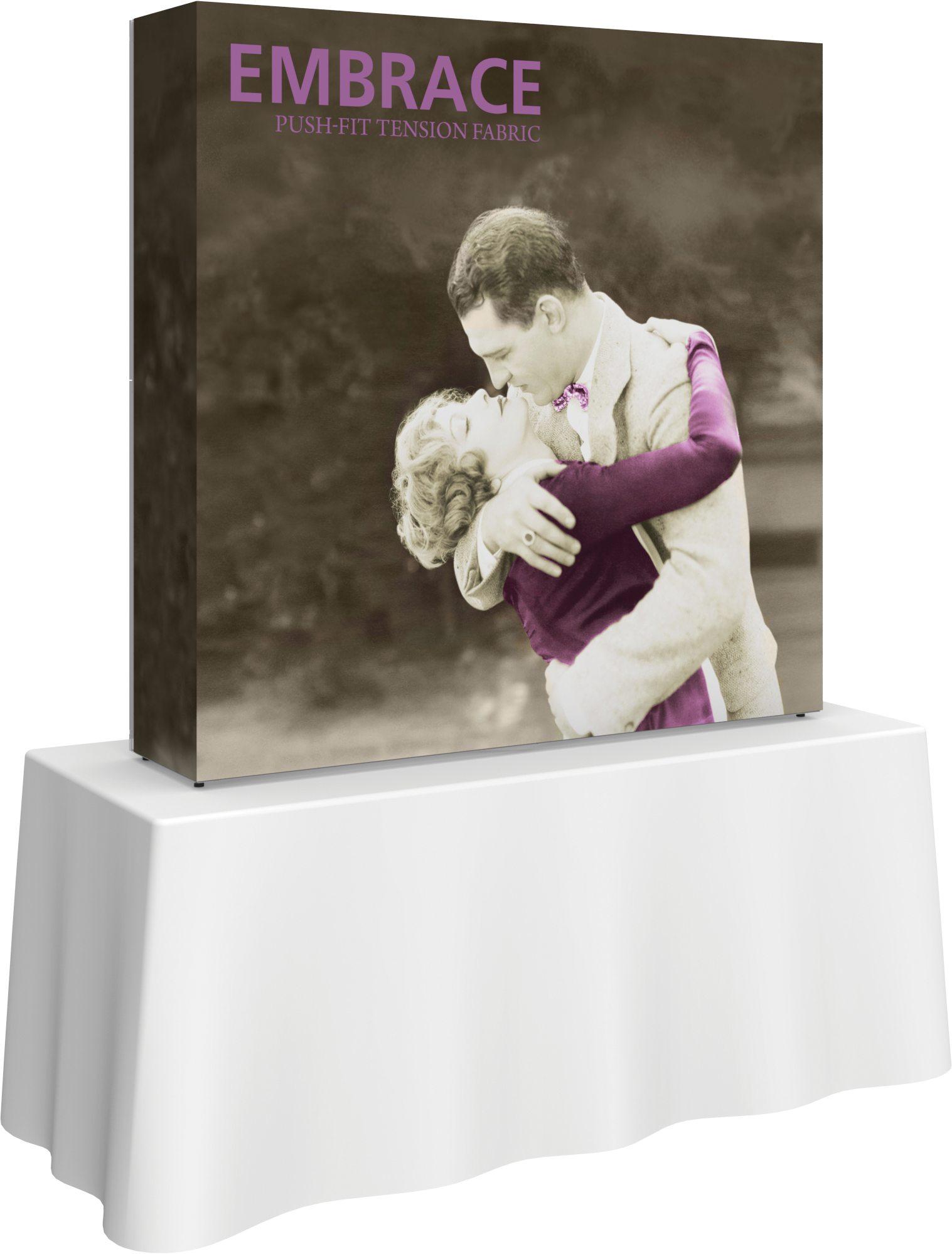 Embrace 5ft Push-Fit Tabletop Display & Full Fitted Graphic