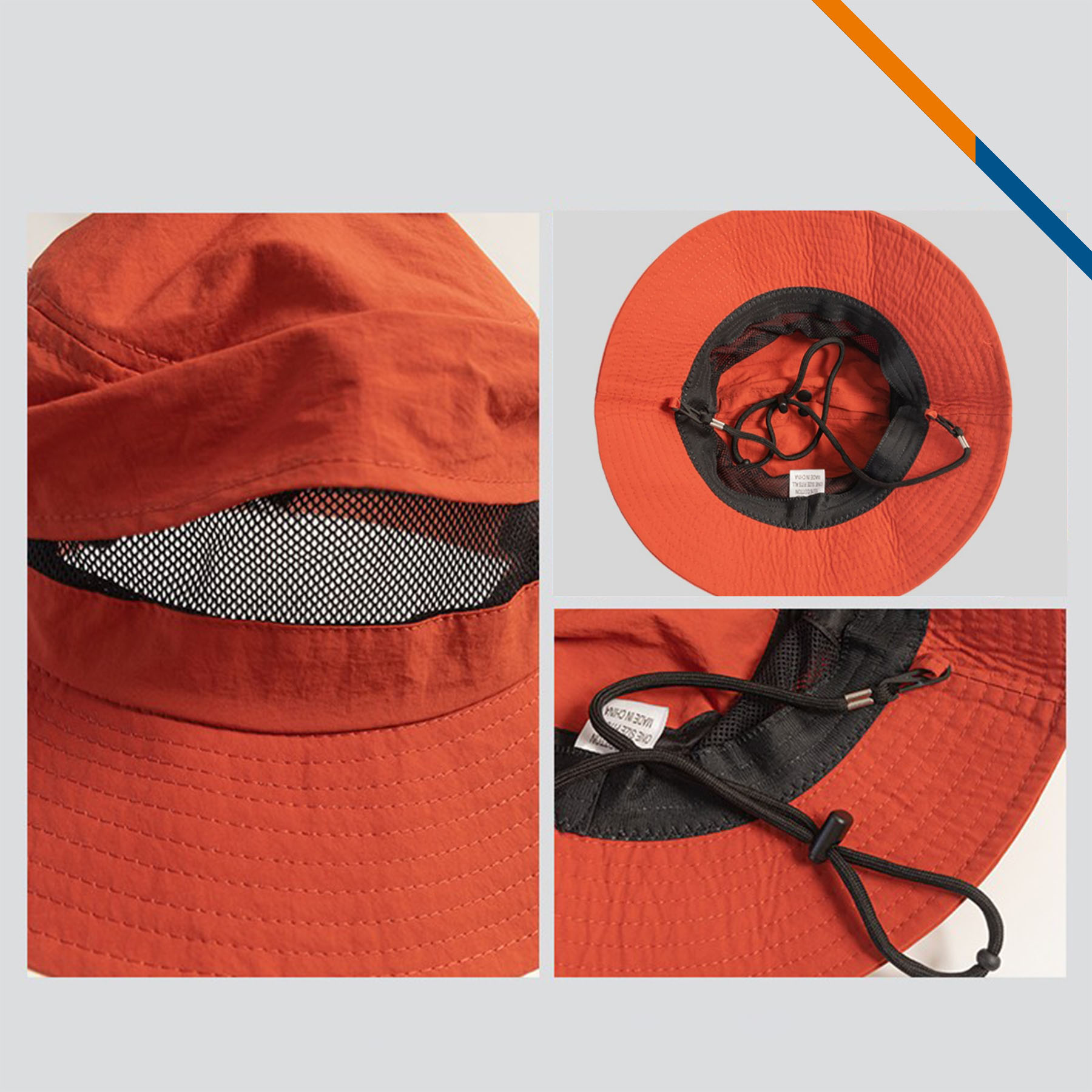 Lulu Foldable Bucket Hat with String 6