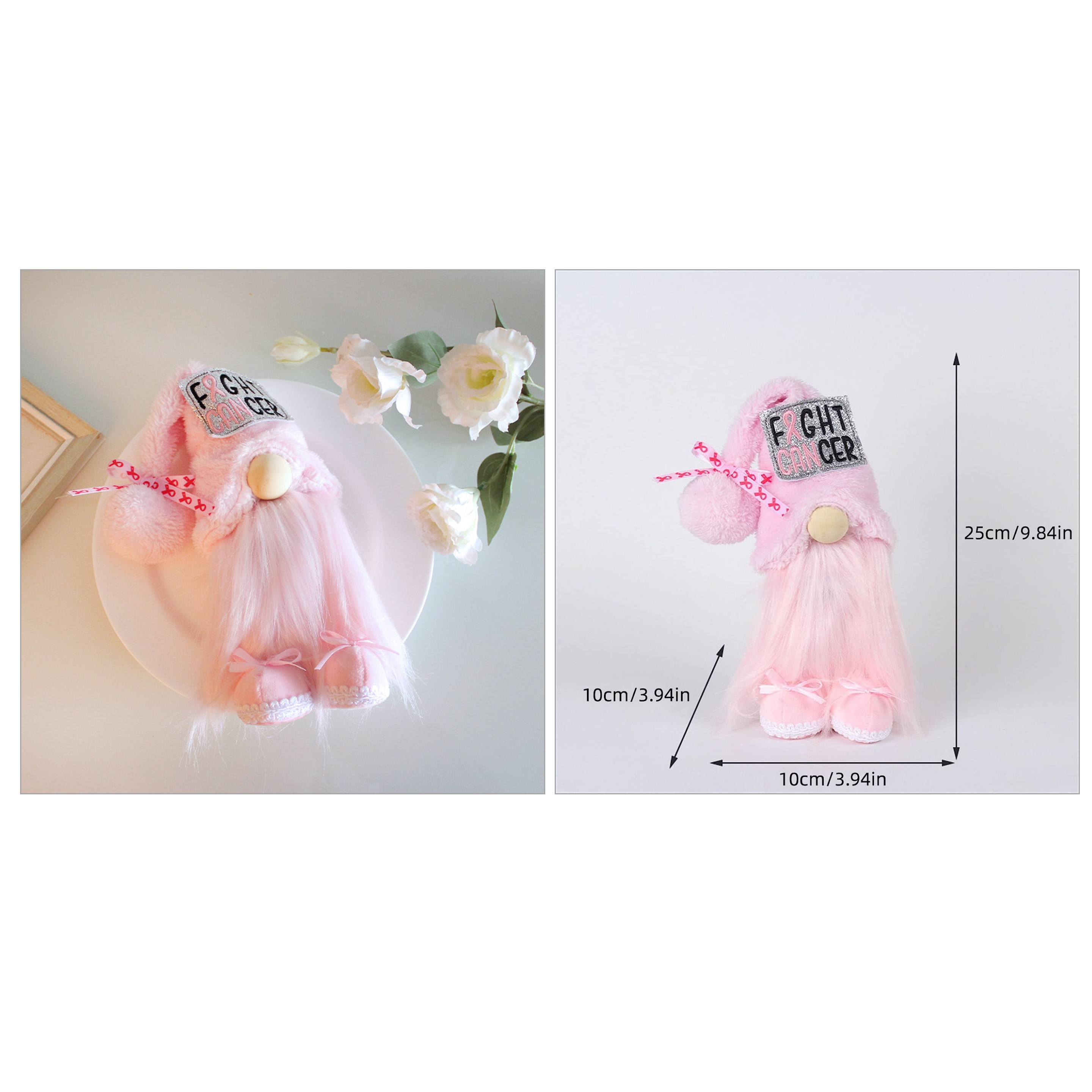 Pink Gnome Plush (direct import) 4