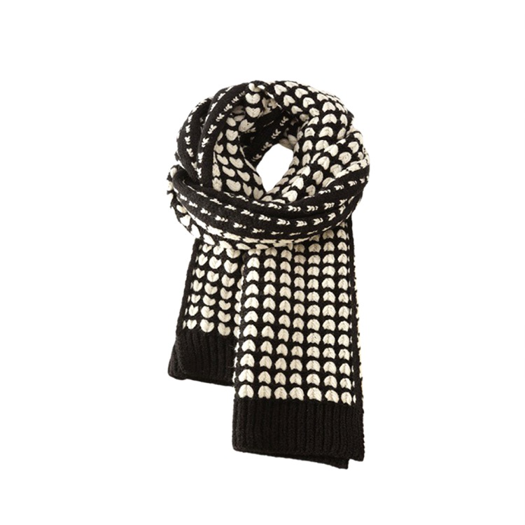 Love Knitted Wool Scarf 4