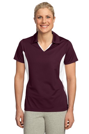Sport-Tek® Women's Side Blocked Micropique Sport-Wick Polo 3