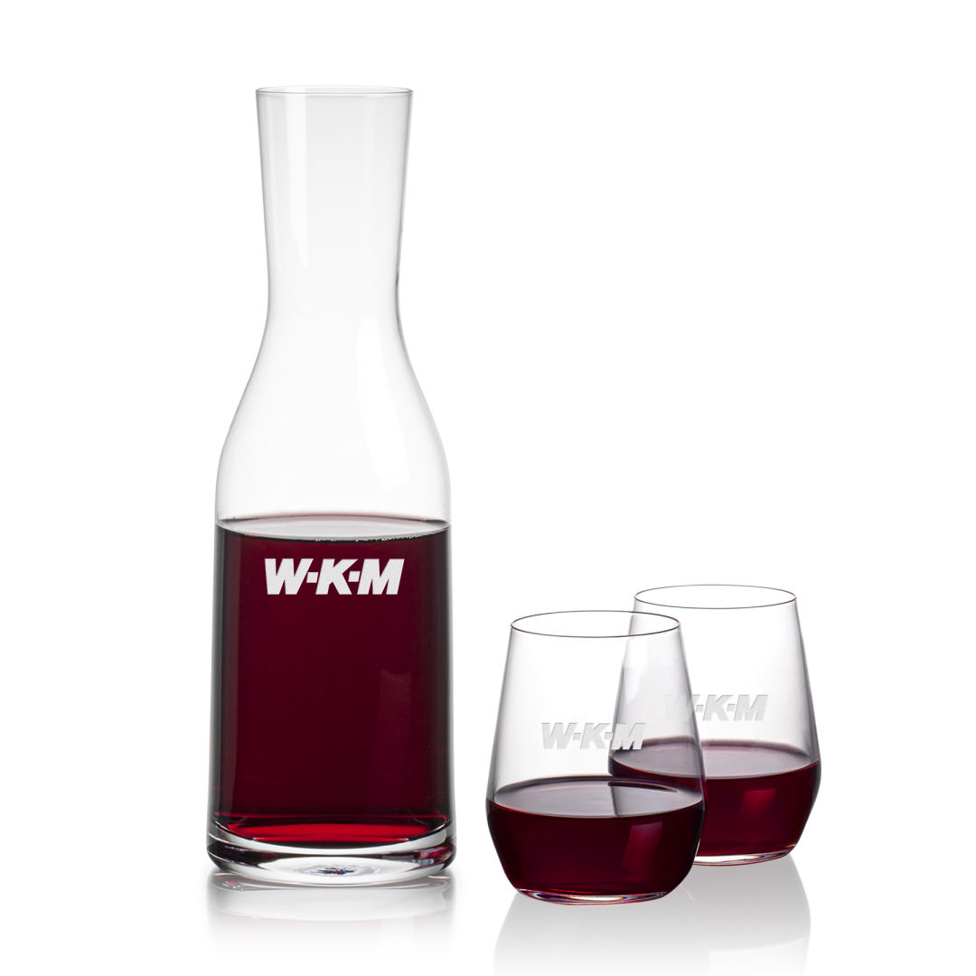 Caldmore Carafe & Germain Stemless Wine 3