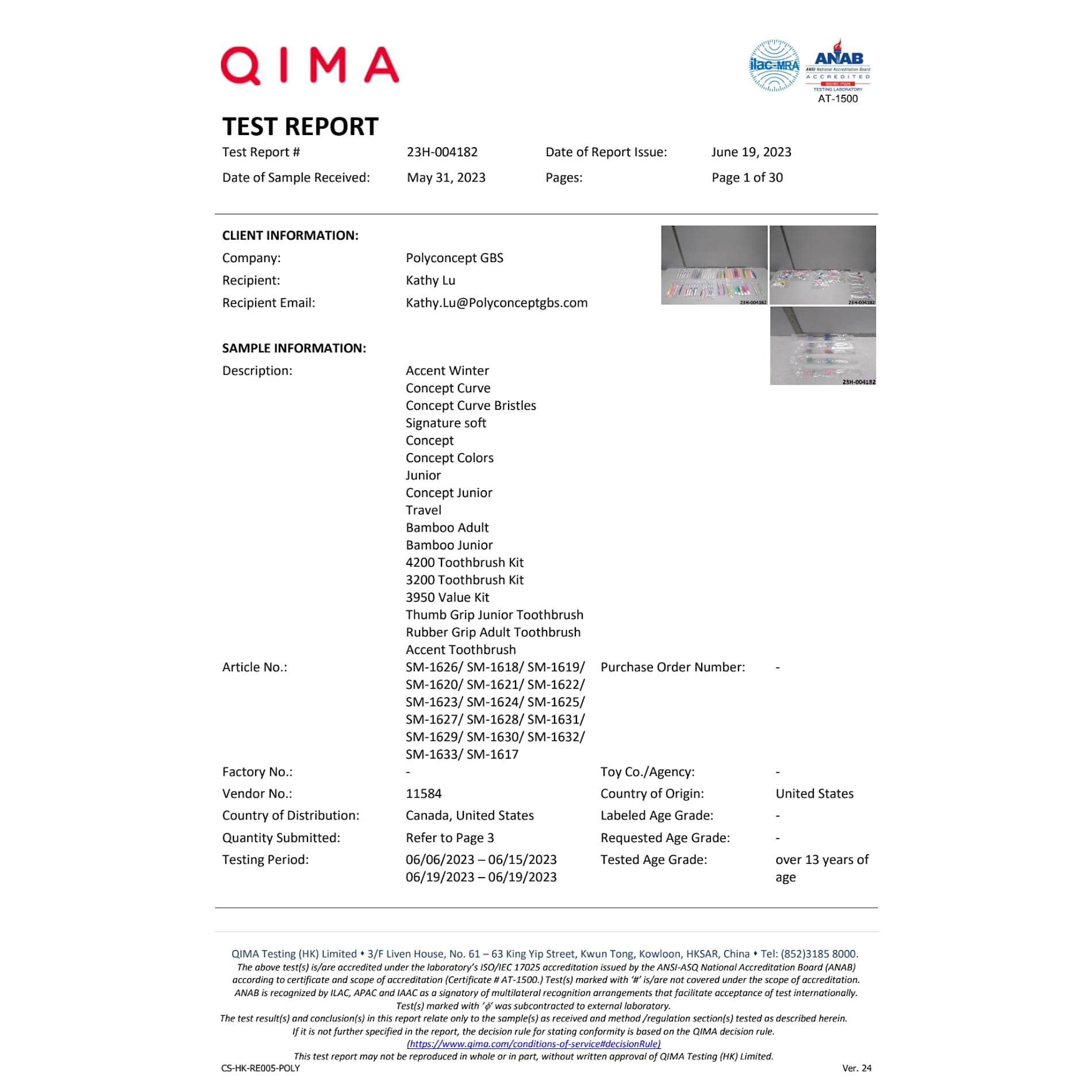 Value Adult Wellness 3-Piece Kit 110