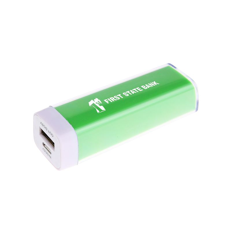 Traveler UL certified 2200mAh Power Bank - Lime Green