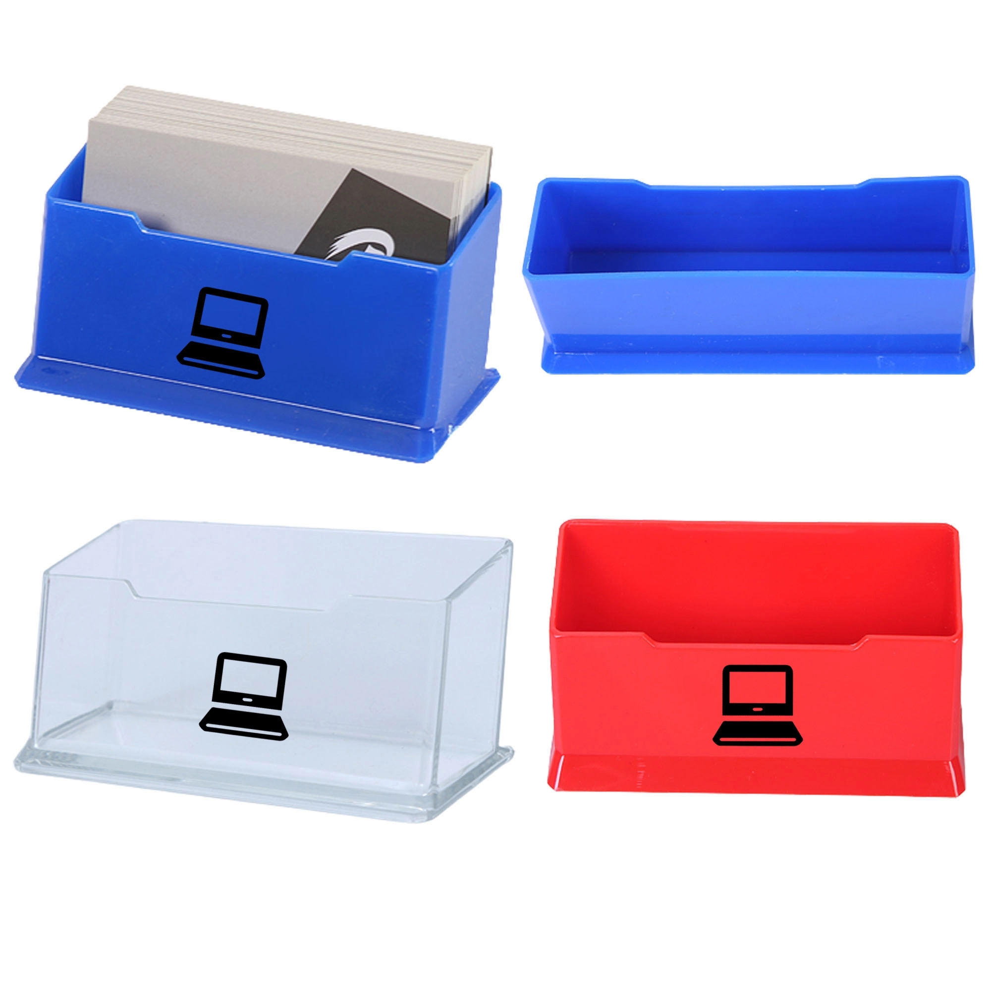 Desk Plastic Business Card Holder 1