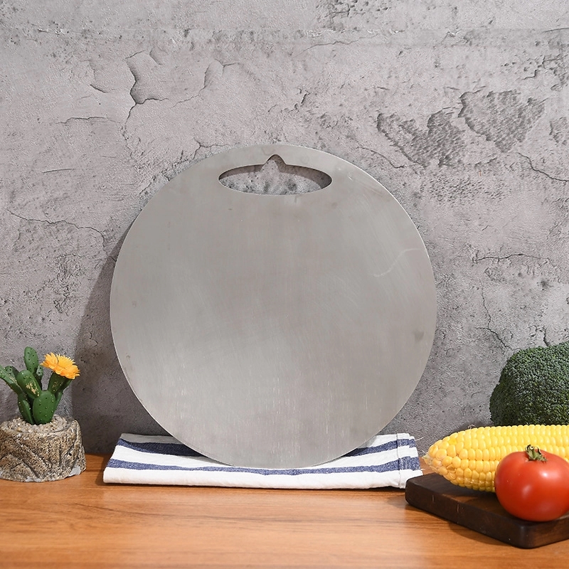 Non-Slip Stainless Steel Cutting Board 7