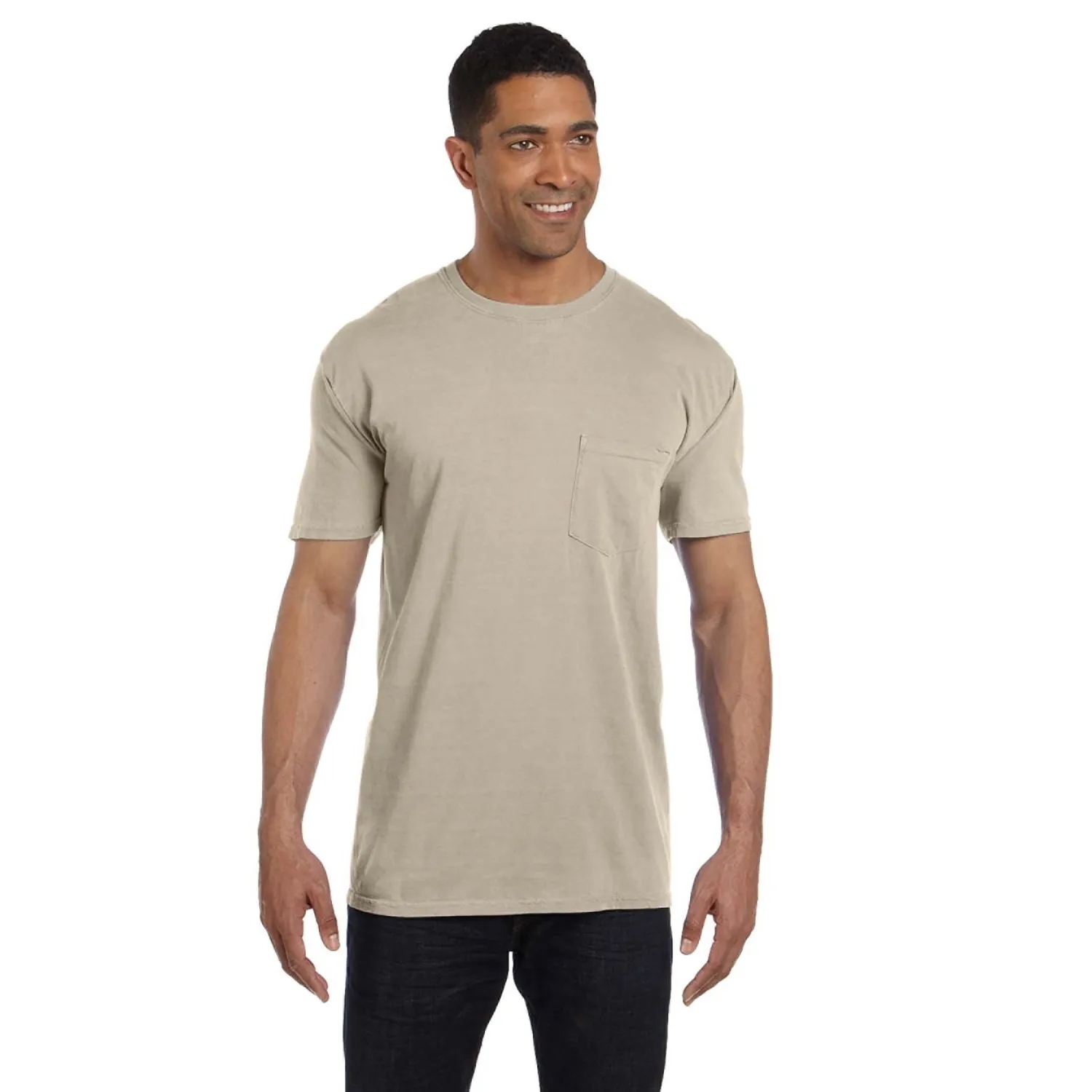 COMFORT COLORS ADULT HEAVYWEIGHT 6.1 OZ. POCKET T-SHIRT 110